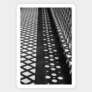 Gay Street Bridge Patterns Sticker